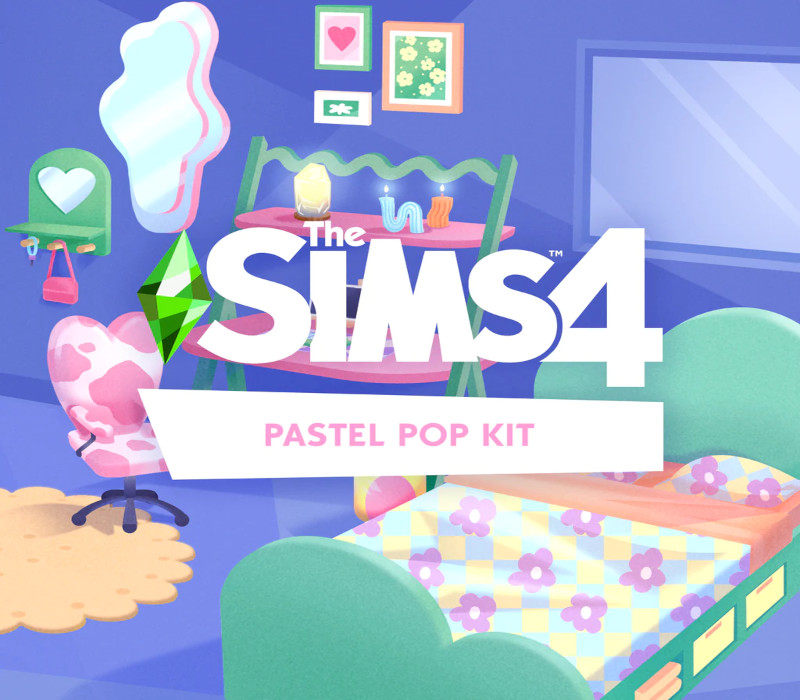The Sims 4 - Pastel Pop Kit DLC PC EA App Ключ