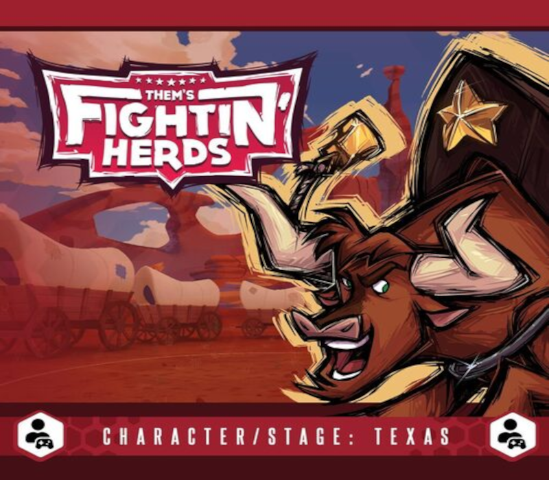 Them's Fightin' Herds - Character/Stage: Texas DLC Steam Ключ