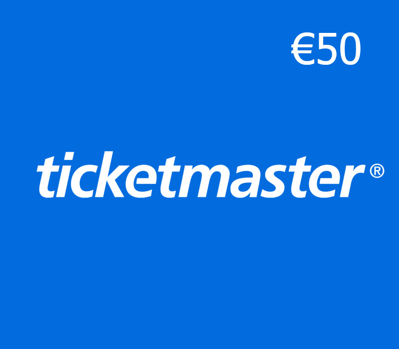 Ticketmaster €50 Подарочная карта DE