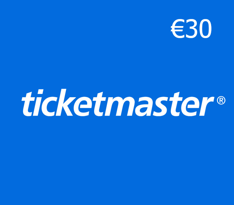 Ticketmaster €30 Подарочная карта ES