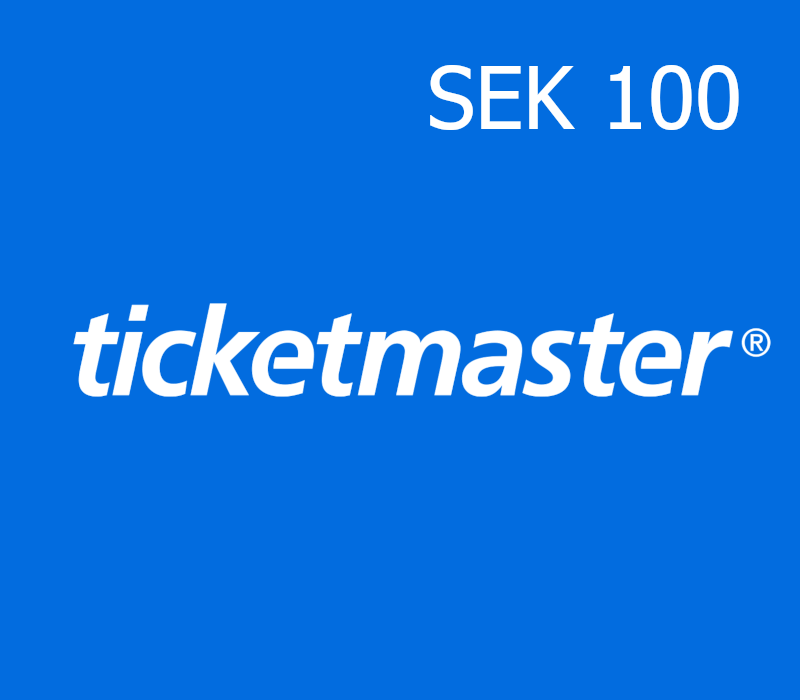 Ticketmaster 100 SEK Подарочная карта SE