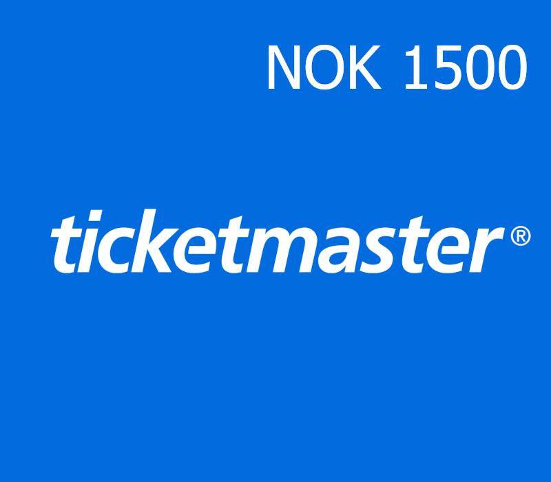Ticketmaster 1500 NOK Подарочная карта NO