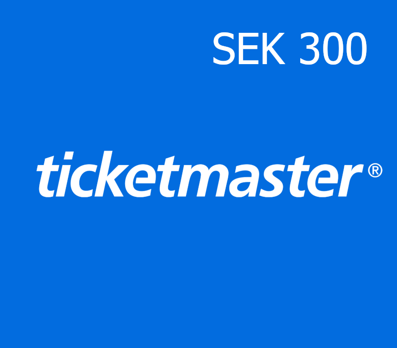 Ticketmaster 300 SEK Подарочная карта SE