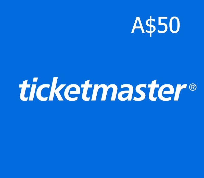 Ticketmaster A$50 Подарочная карта AU