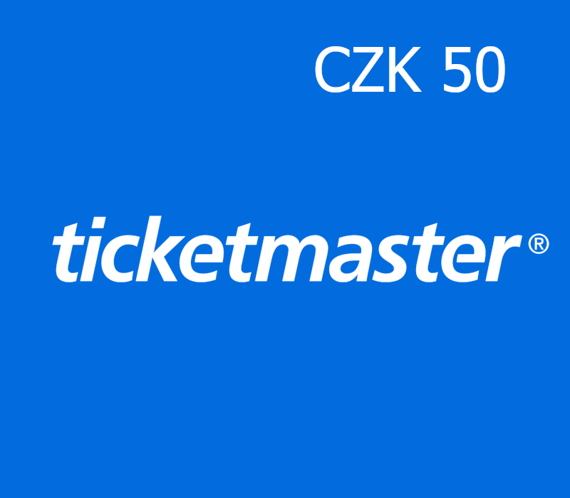 Ticketmaster 50 CZK Подарочная карта CZ