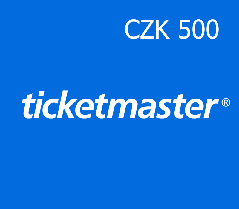 Ticketmaster 500 CZK Подарочная карта CZ