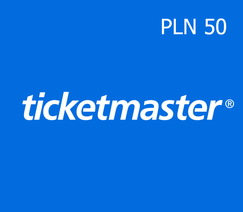 Ticketmaster 50 PLN Подарочная карта PL