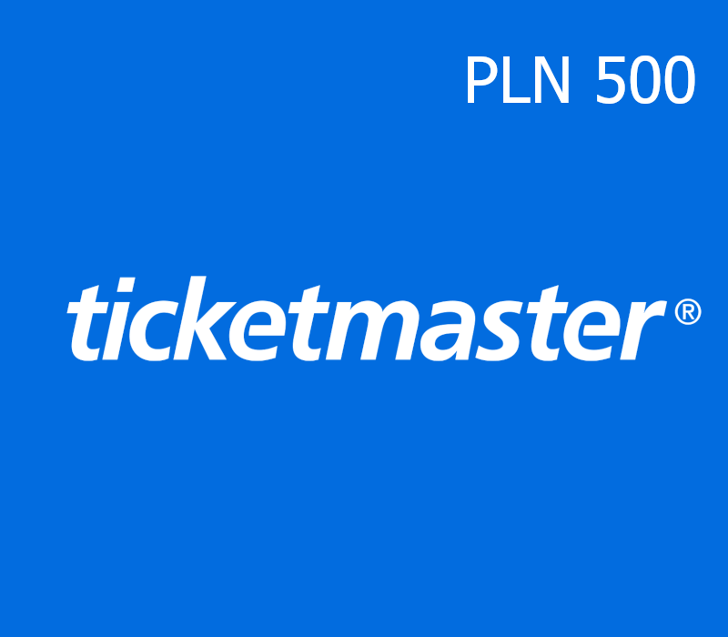 Ticketmaster 500 PLN Подарочная карта PL