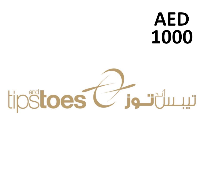 Tips and Toes 1000 AED Подарочная карта AE