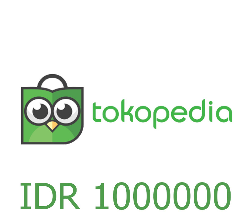 Tokopedia 1000000 IDR Подарочная карта ID