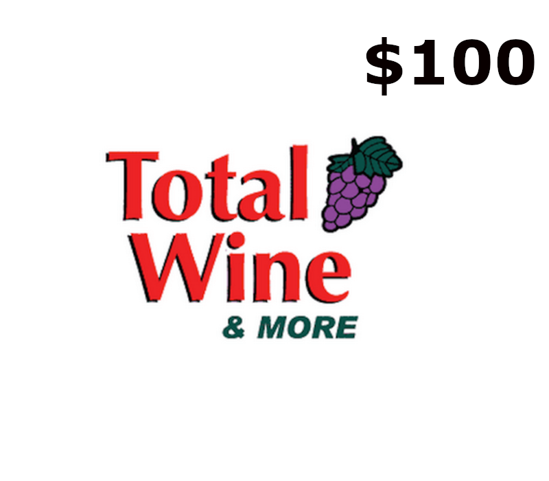Total Wine & More $100 Подарочная карта US