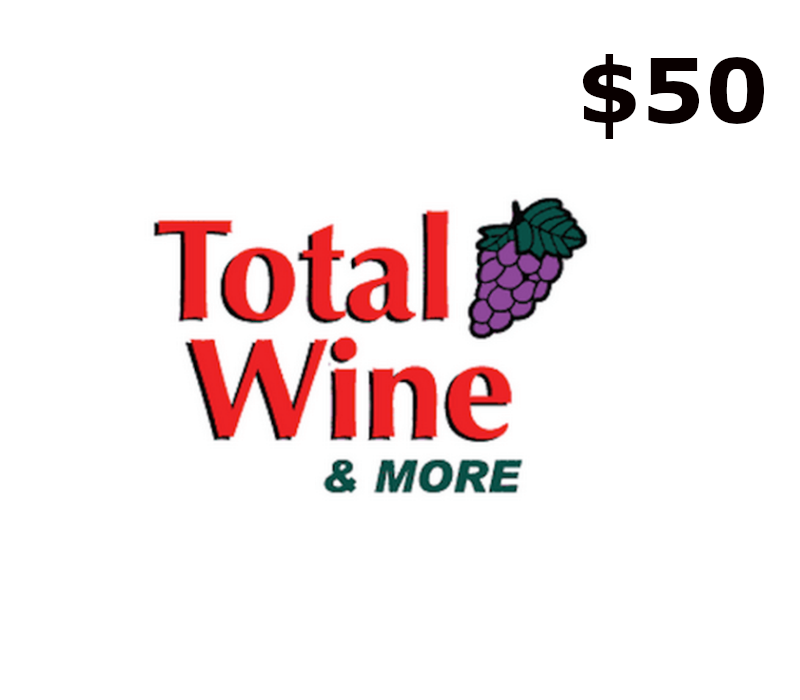 Total Wine & More $50 Подарочная карта US