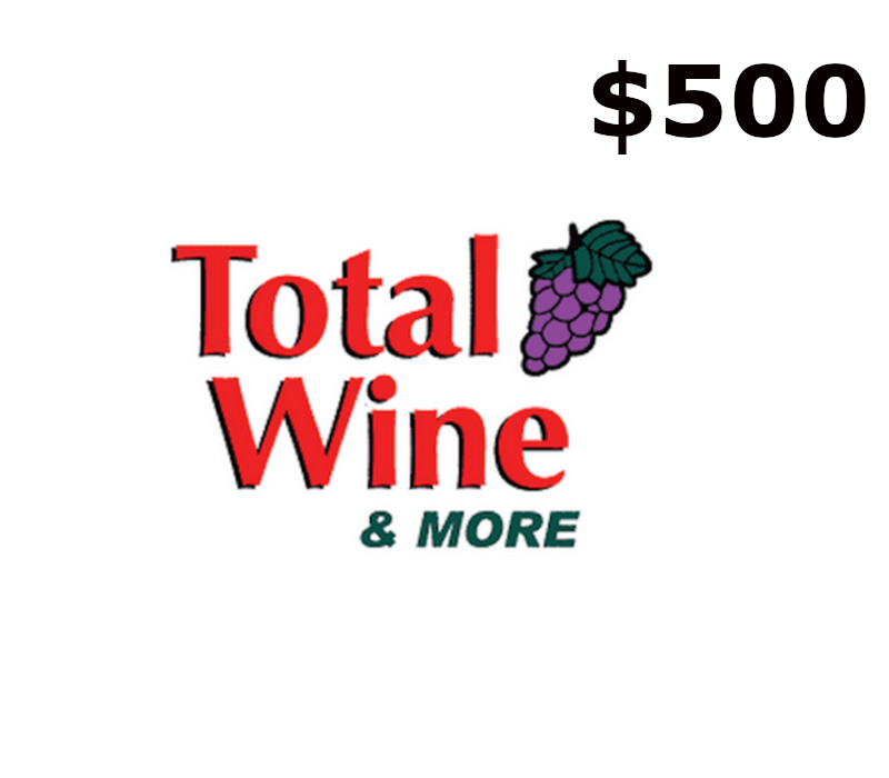 Total Wine & More $500 Подарочная карта US