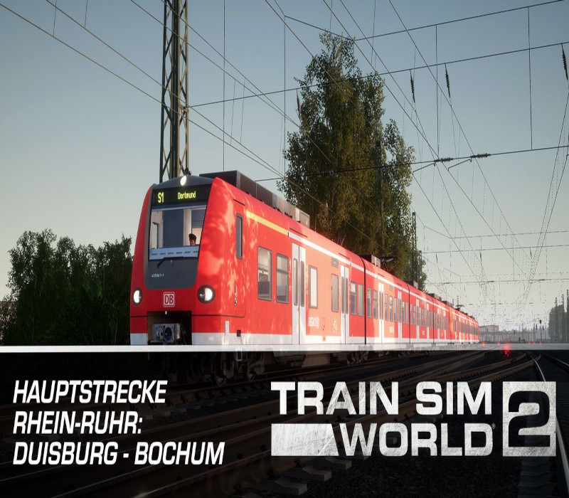 Train Sim World 2 - Hauptstrecke Rhein-Ruhr: Duisburg - Bochum Route Add-On DLC Steam Ключ