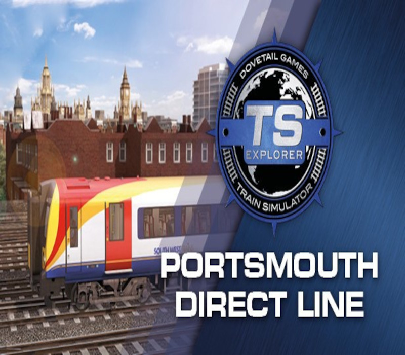 Train Simulator: Portsmouth Direct Line: London Waterloo - Portsmouth Route Add-On DLC Steam Ключ