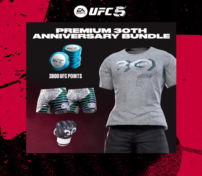 UFC 5 - Premium 30th Anniversary Набор DLC AR Xbox Series X|S Ключ