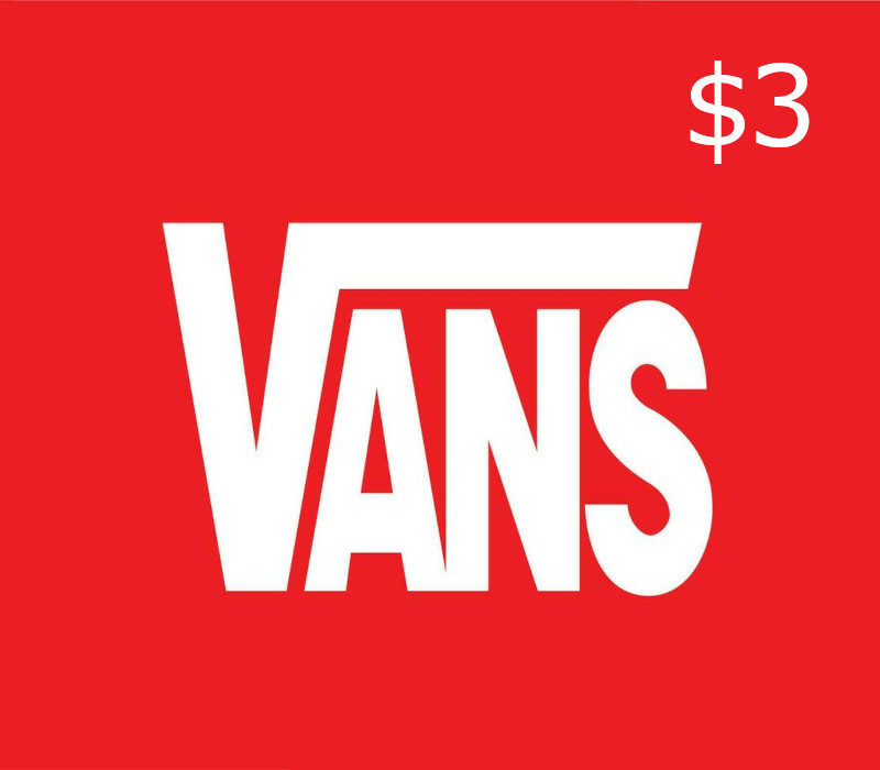 Vans $3 Подарочная карта US