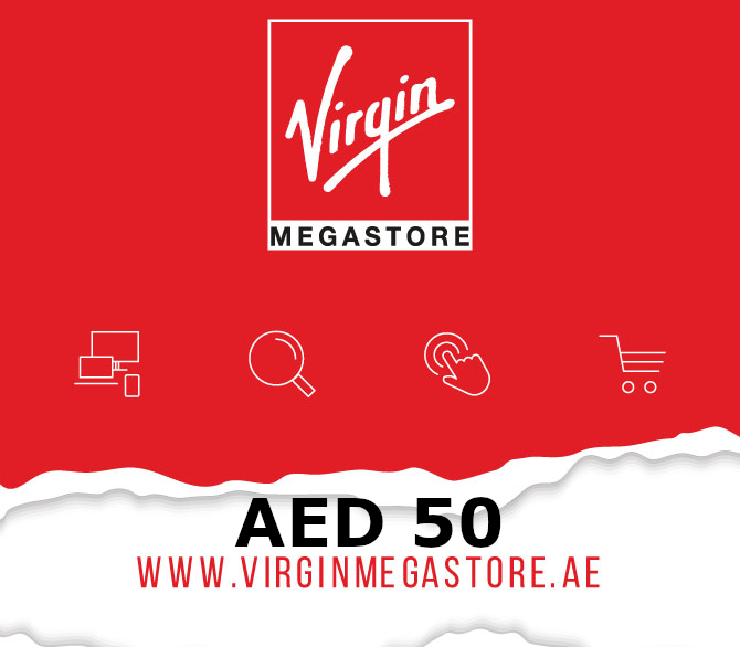 Virgin Megastore 50 AED Подарочная карта AE