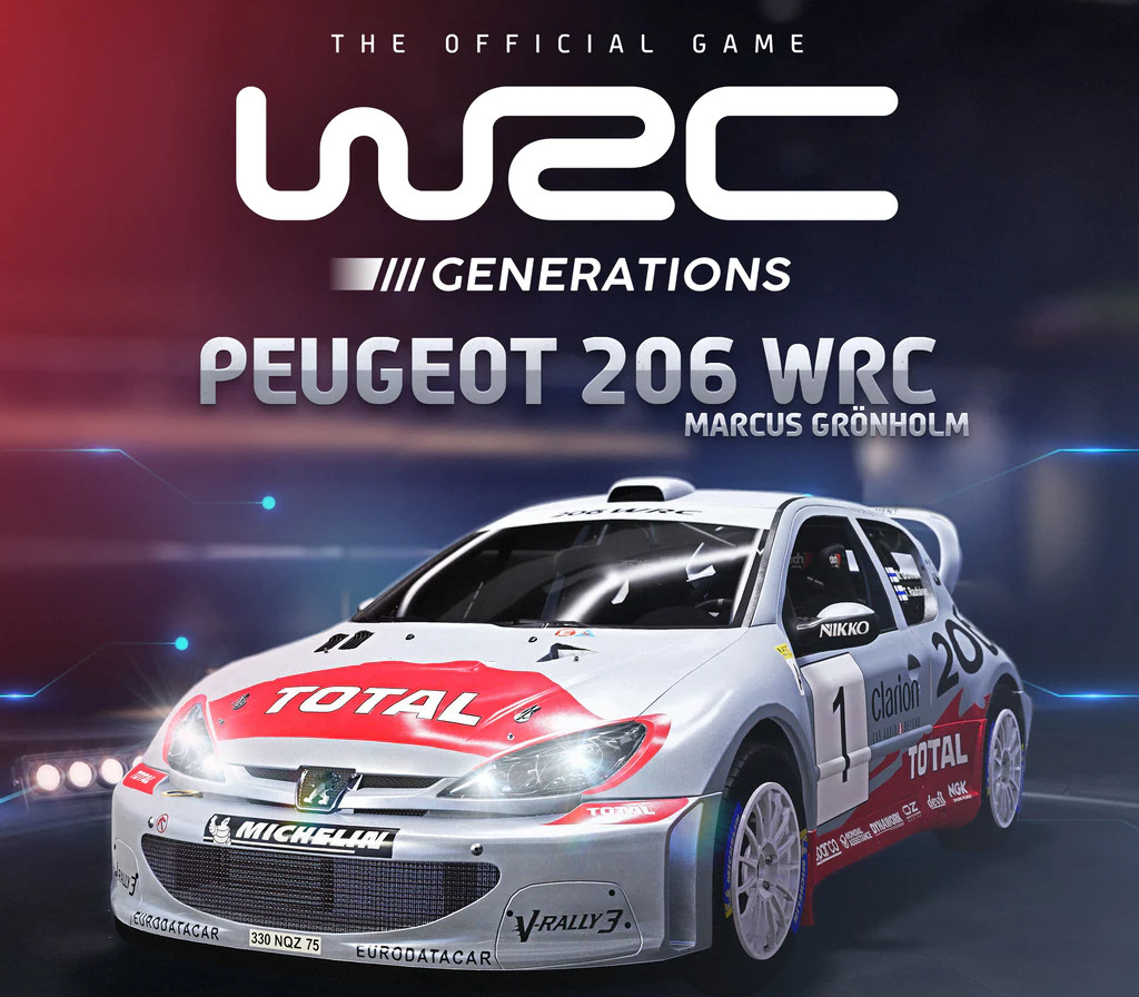 WRC Generations - Peugeot 206 WRC 2002 DLC Steam Ключ