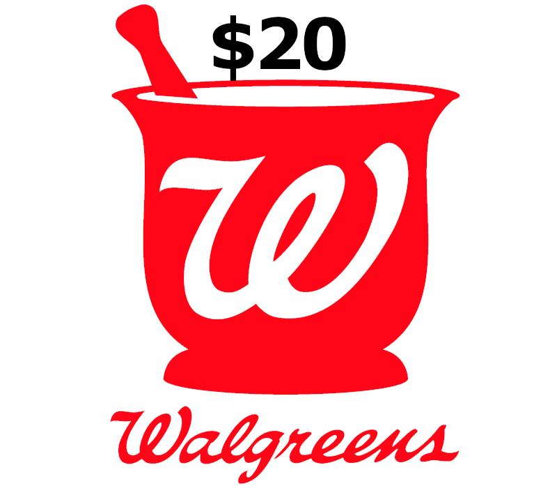 Walgreens $20 Подарочная карта US
