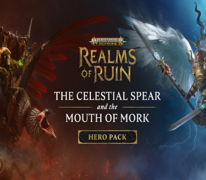 Warhammer Age of Sigmar: Realms of Ruin - The Celestial Spear and The Mouth of Mork Hero Pack Набор EU PS5 Ключ