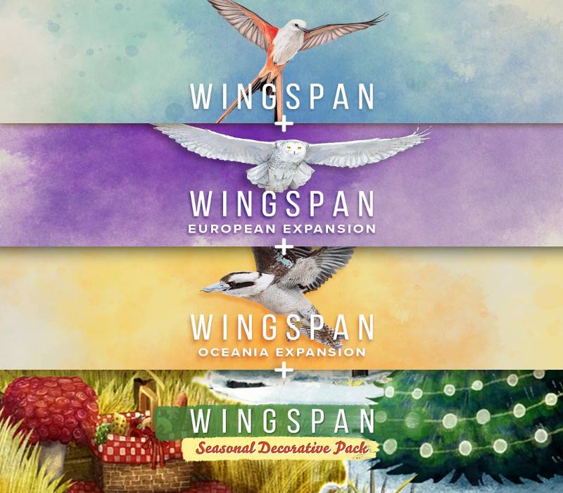 Wingspan + European Дополнение + Oceania Дополнение + Seasonal Decorative Pack AR XBOX One / Xbox Series X|S Ключ