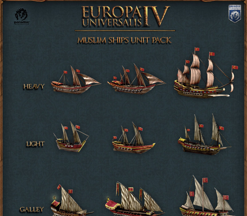 Europa Universalis IV - Muslim Ships Unit Pack DLC EU PC Steam CD Key