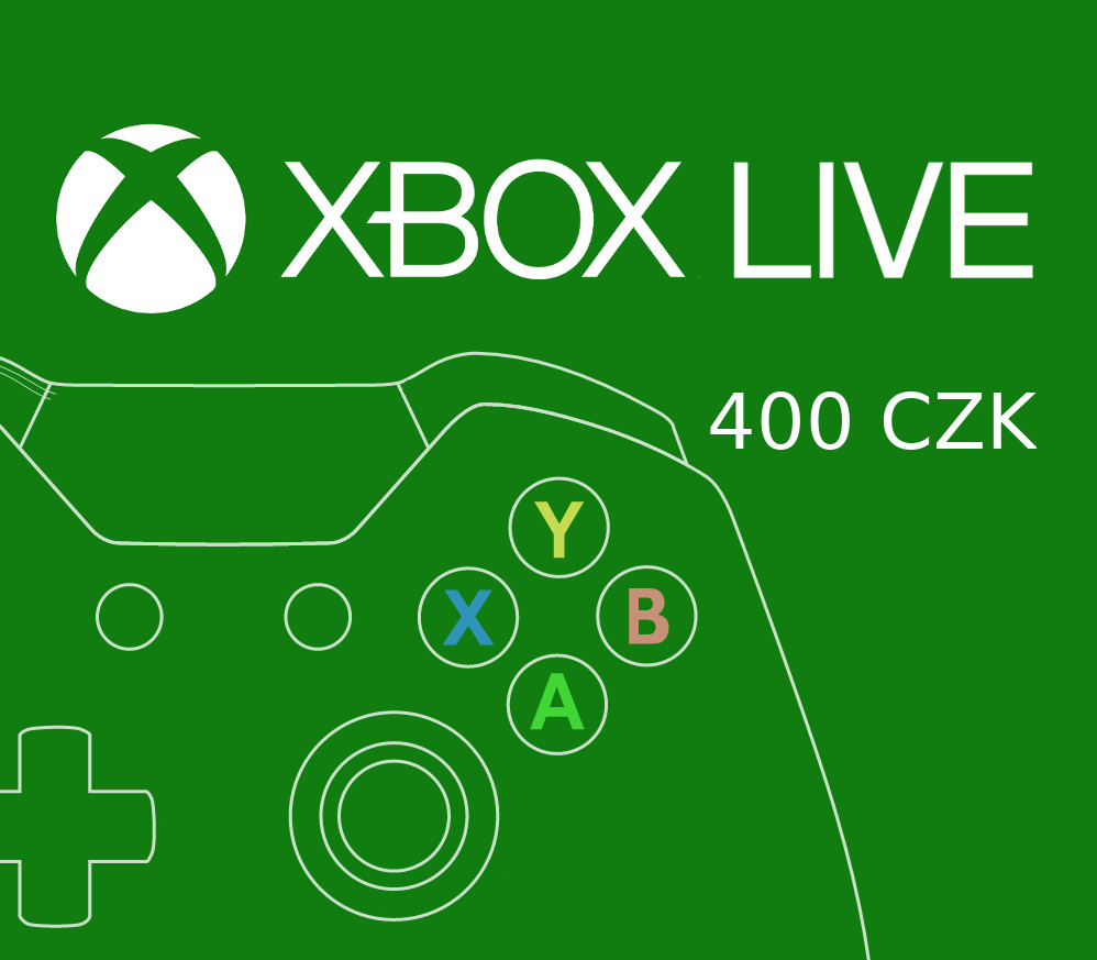 XBOX Live CZK 400 Предоплаченная карта CZ