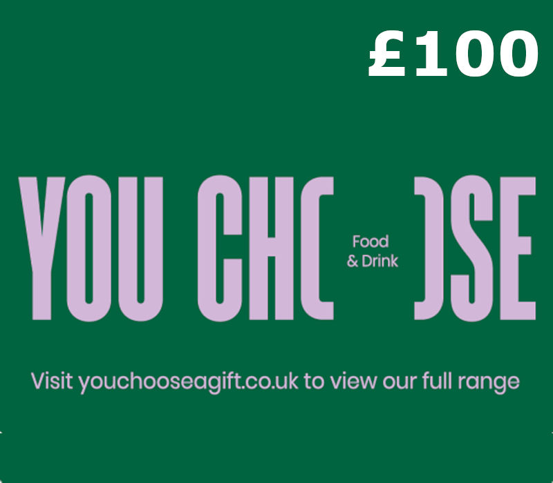 YouChoose Food & Drink Digital GBP 100 Подарочная карта UK