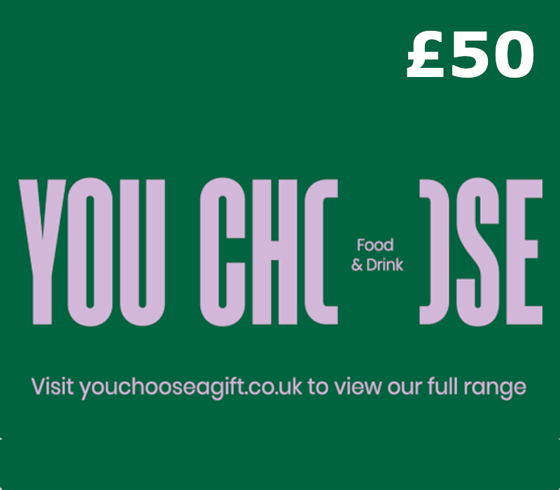 YouChoose Food & Drink Digital GBP 50 Подарочная карта UK