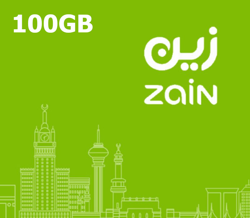 Zain 100GB Data Подарочная карта SA (Valid for 1 month)