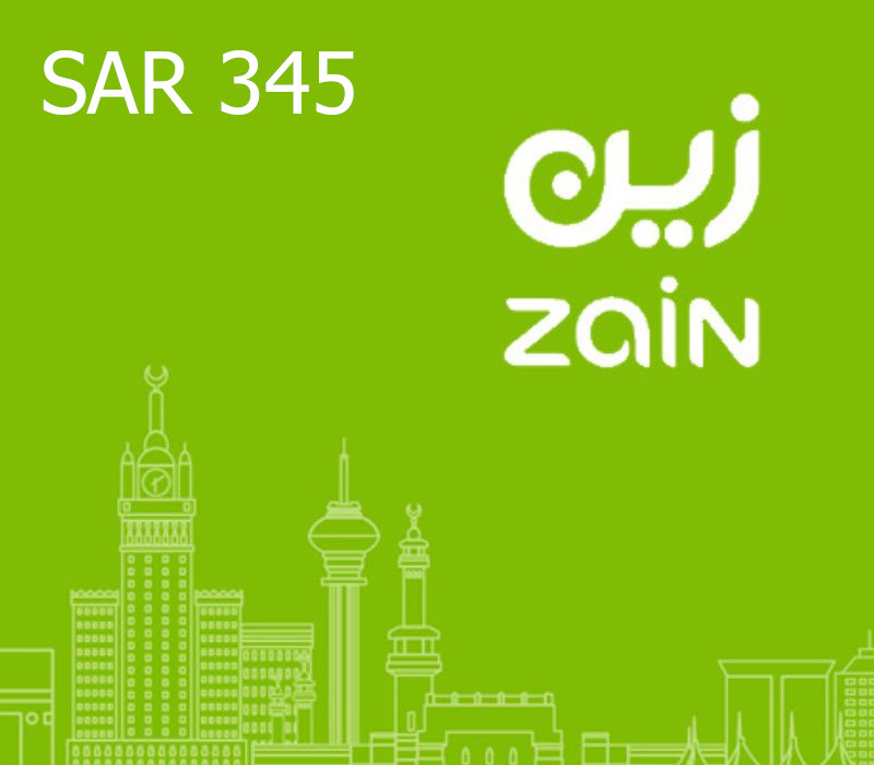 Zain 345 SAR Подарочная карта SA
