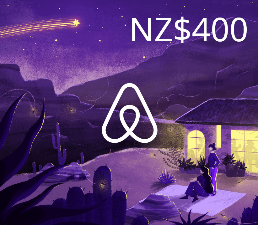 Airbnb NZ$400 Gift Card NZ