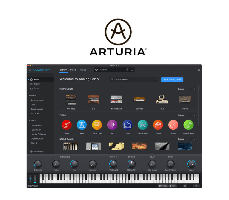 Arturia Analog Lab Intro PC/MAC Ключ