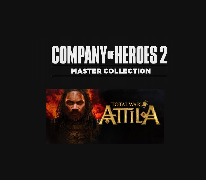 Total War: ATTILA + Company of Heroes 2: Master Коллекция PC Steam Ключ