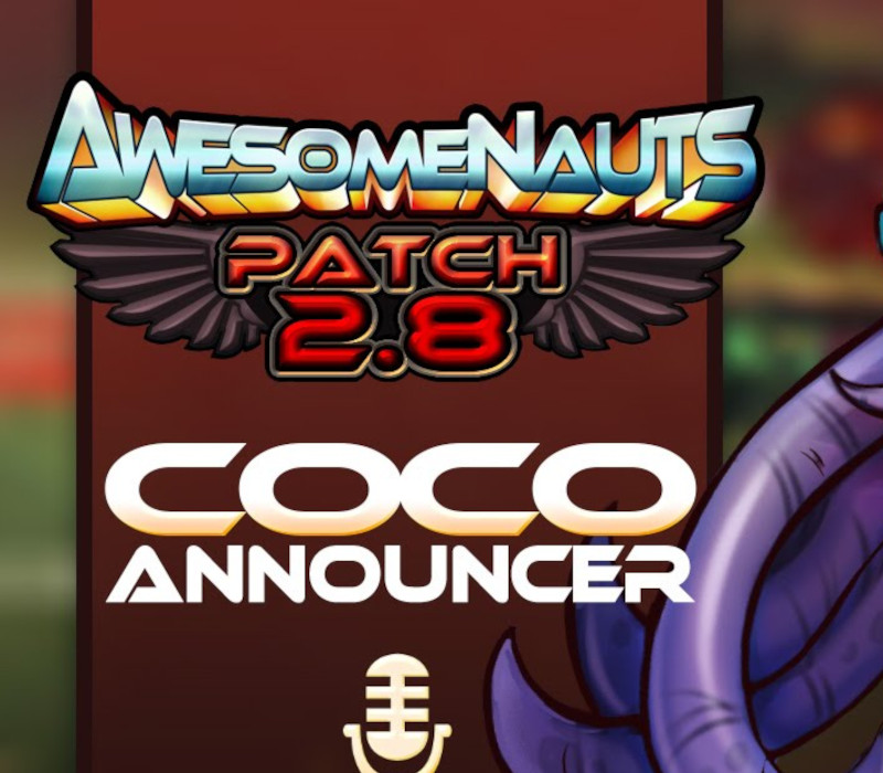 Awesomenauts - Coco Nebulon Announcer DLC Steam Ключ