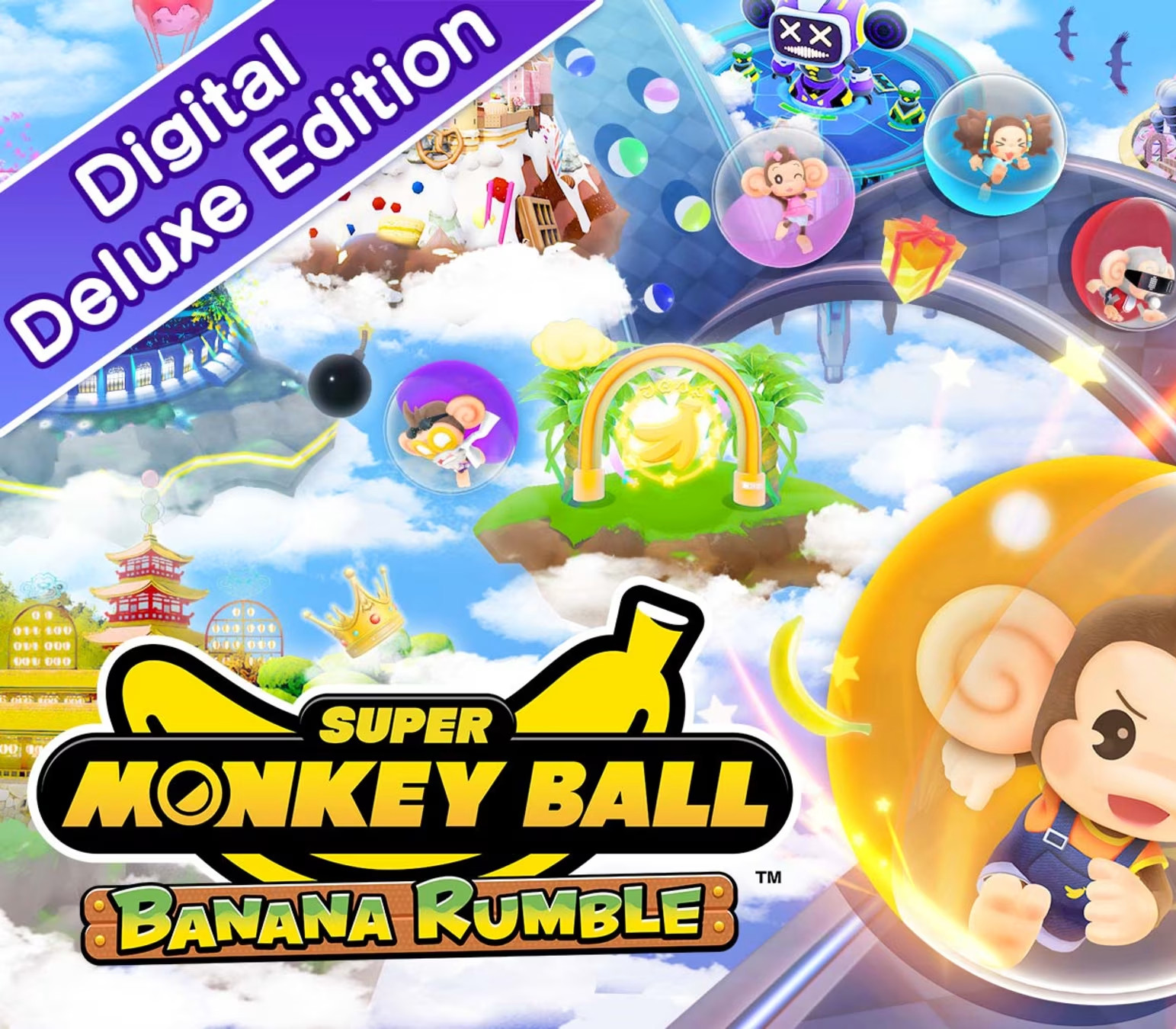 Super Monkey Ball Banana Rumble Digital Deluxe-издание US Nintendo Switch Ключ