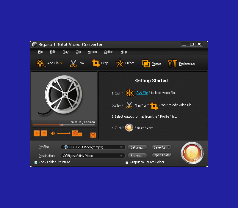 Bigasoft Total Video Converter PC Ключ