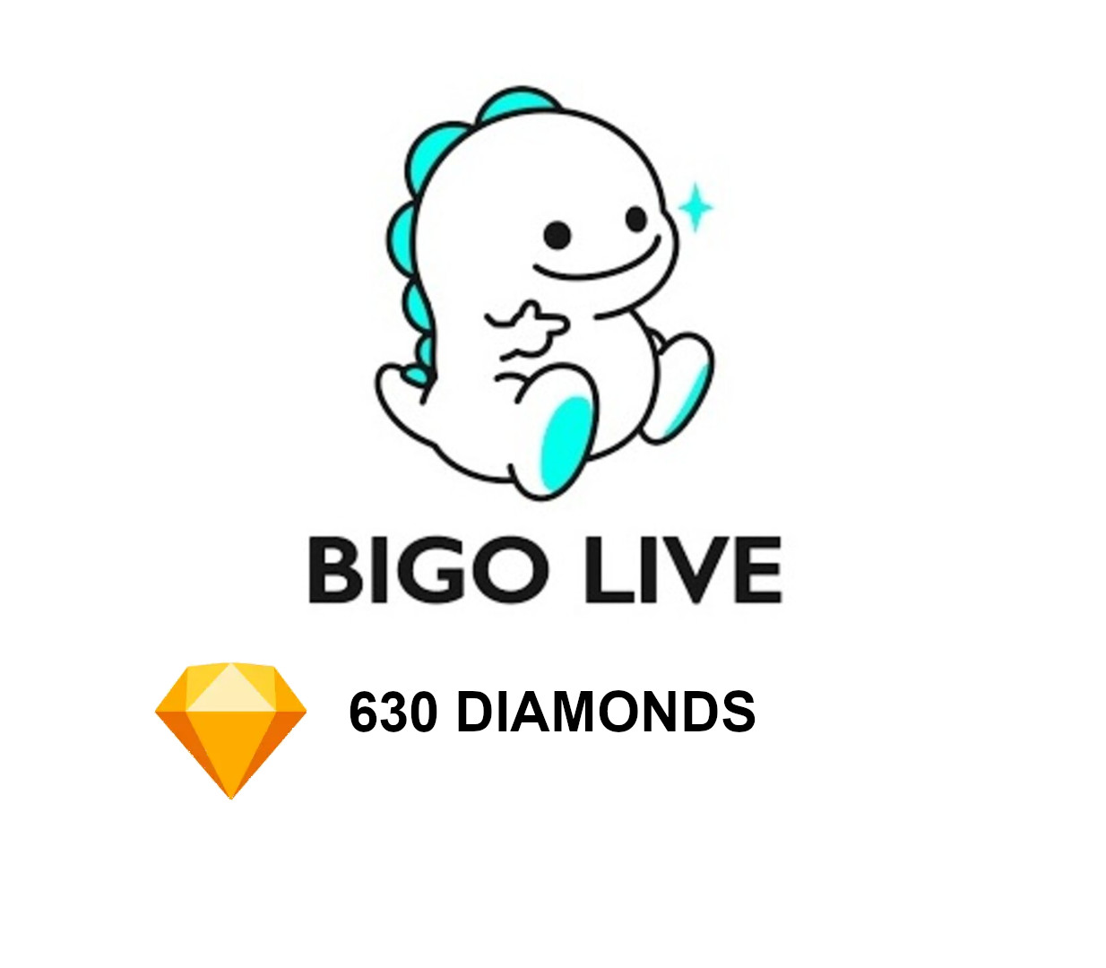 Bigo Live - 600 + 30 Bonus Diamonds Ключ
