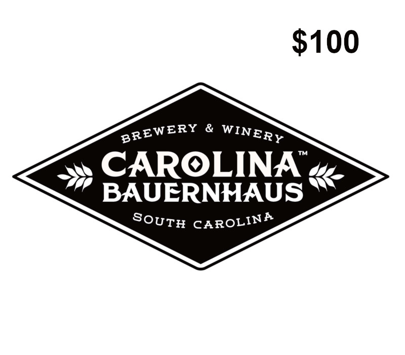 Carolina Bauernhaus Brewery & Winery $100 Подарочная карта US
