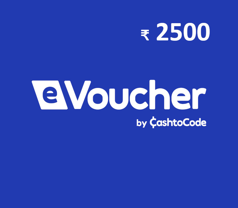 CashtoCode ₹2500 Подарочная карта IN