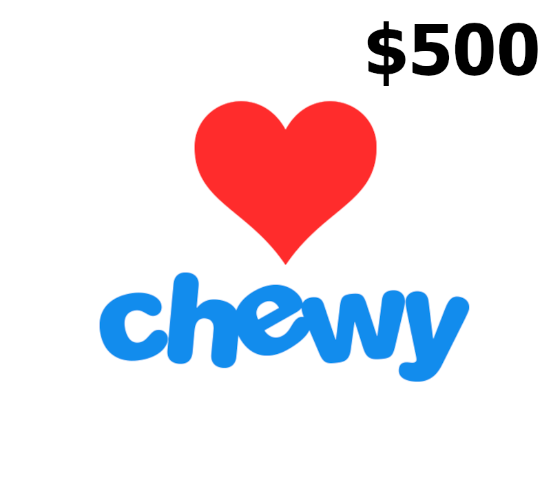 Chewy $500 Подарочная карта US