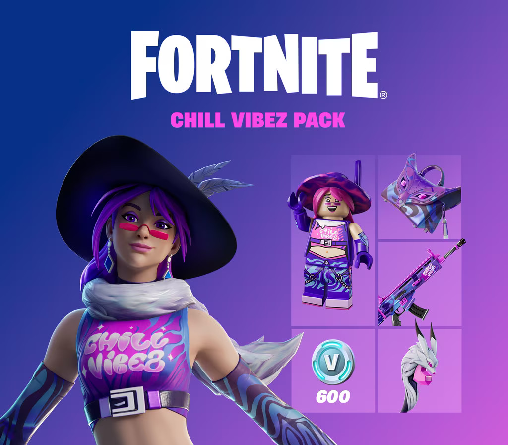 Fortnite - Chill Vibez Pack + 600 V-Bucks AR XBOX One / Xbox Series CD Key