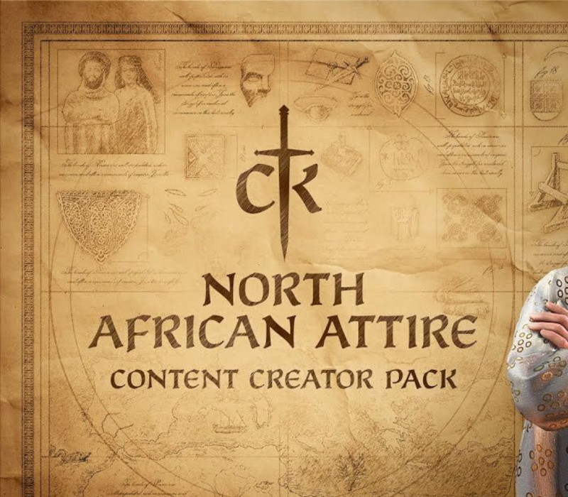 Crusader Kings III - Content Creator Pack: North African Attire DLC PC Steam Ключ