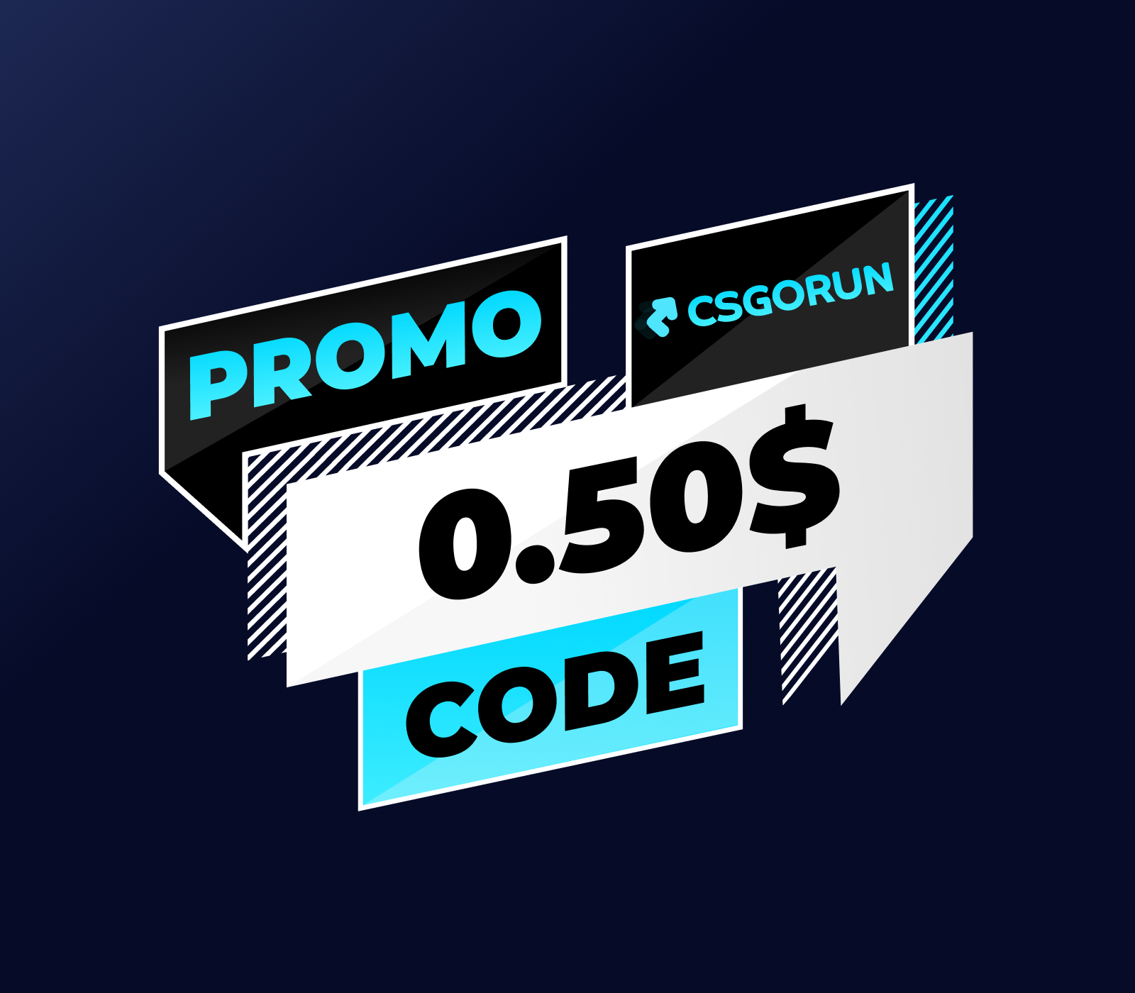 CSGORUN - $0.50 Подарочная карта
