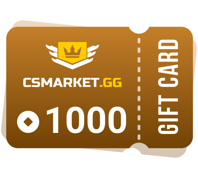 CSMARKET.GG 1000 Gems Подарочная карта