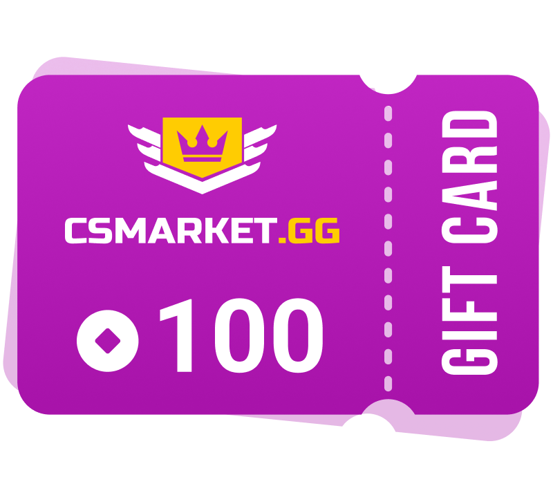 CSMARKET.GG 100 Gems Подарочная карта