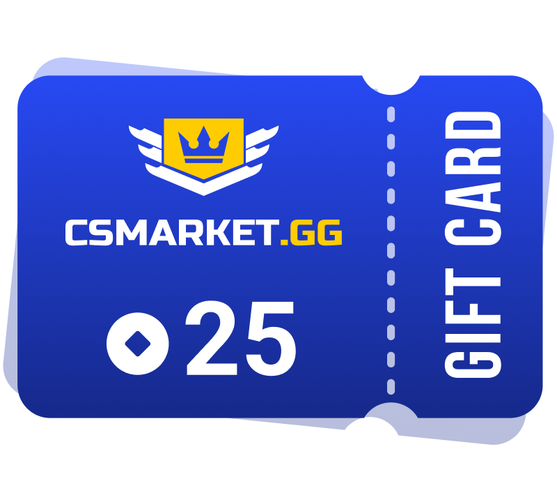 CSMARKET.GG 25 Gems Подарочная карта