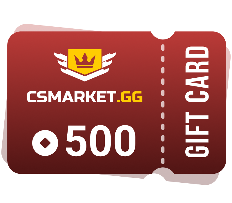 CSMARKET.GG 500 Gems Подарочная карта