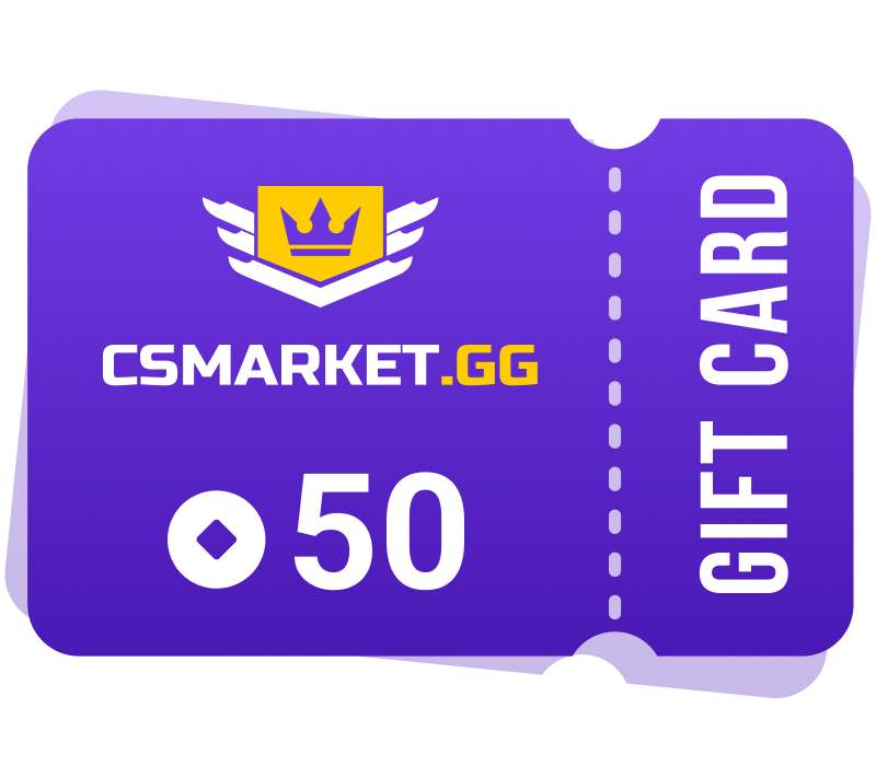 CSMARKET.GG 50 Gems Подарочная карта